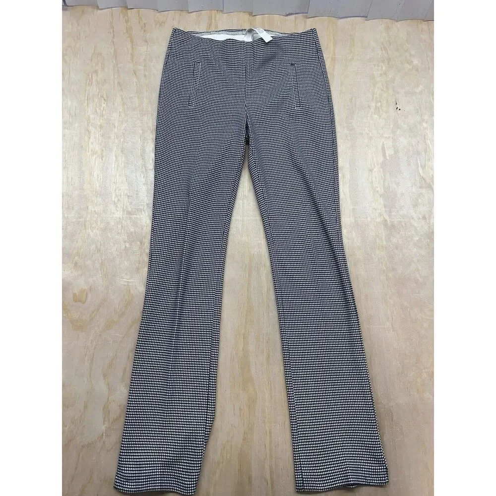 Chicos Elastic Waist Pants Houndstooth‎ Size 00 Regular (size XS) (29) Rayon